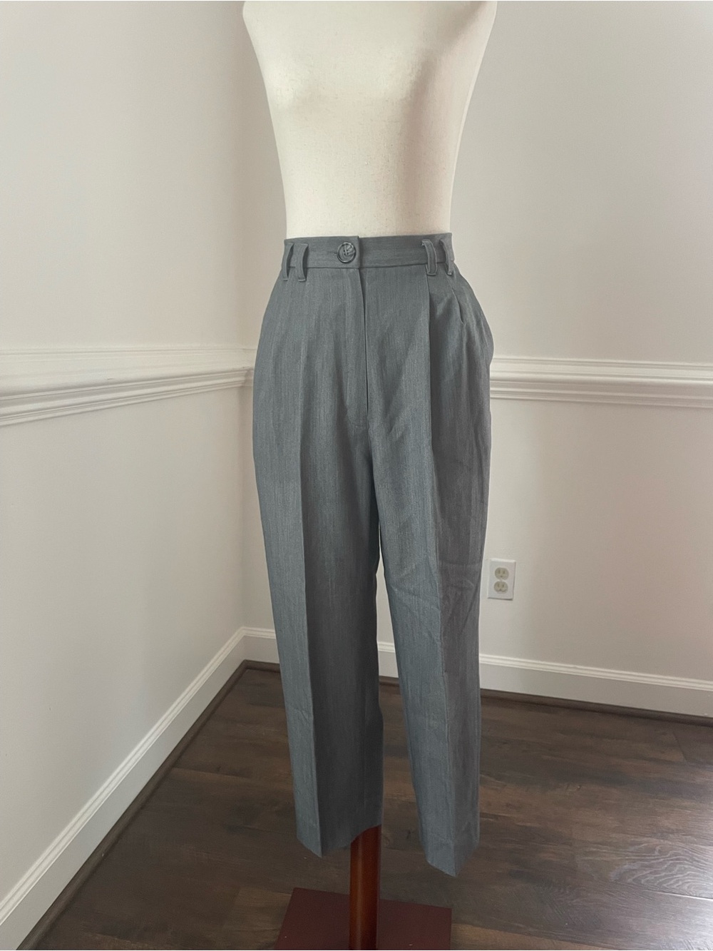 Womens High Waisted 1940s Style Reproduction Slacks / Pants